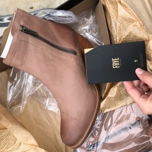 frye dusty rose boots